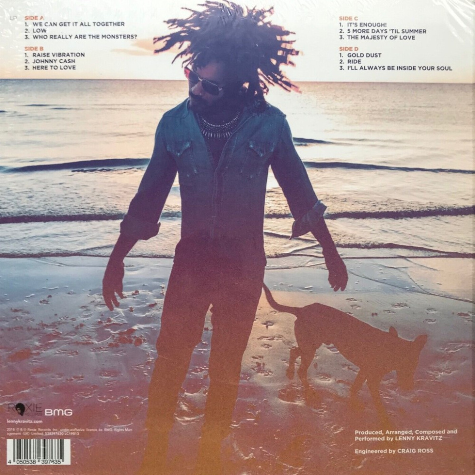 [34423] Lenny Kravitz - Raise Vibration (2LP + CD | Clear/Purple)