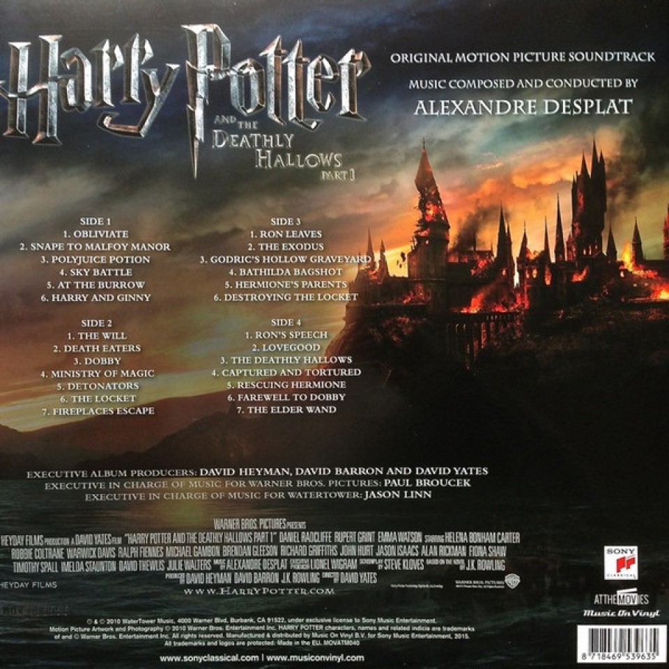 [58610] OST - Harry Potter And The Deathly Hallows Part 1 (2LP)