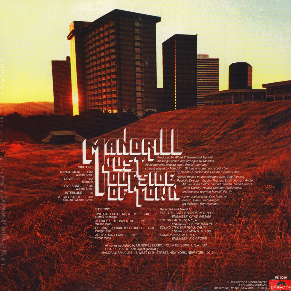 [3115] Mandrill - Just Outside Of Town (LP)