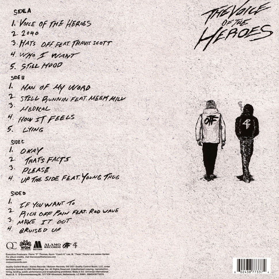 [55633] Lil Baby & Lil Durk - The Voice Of The Heroes (2LP)