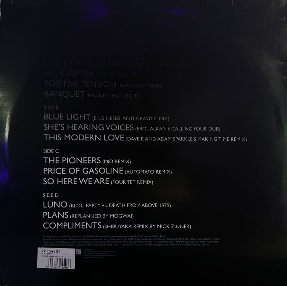 [52069] Bloc Party - Silent Alarm Remixed (2LP)