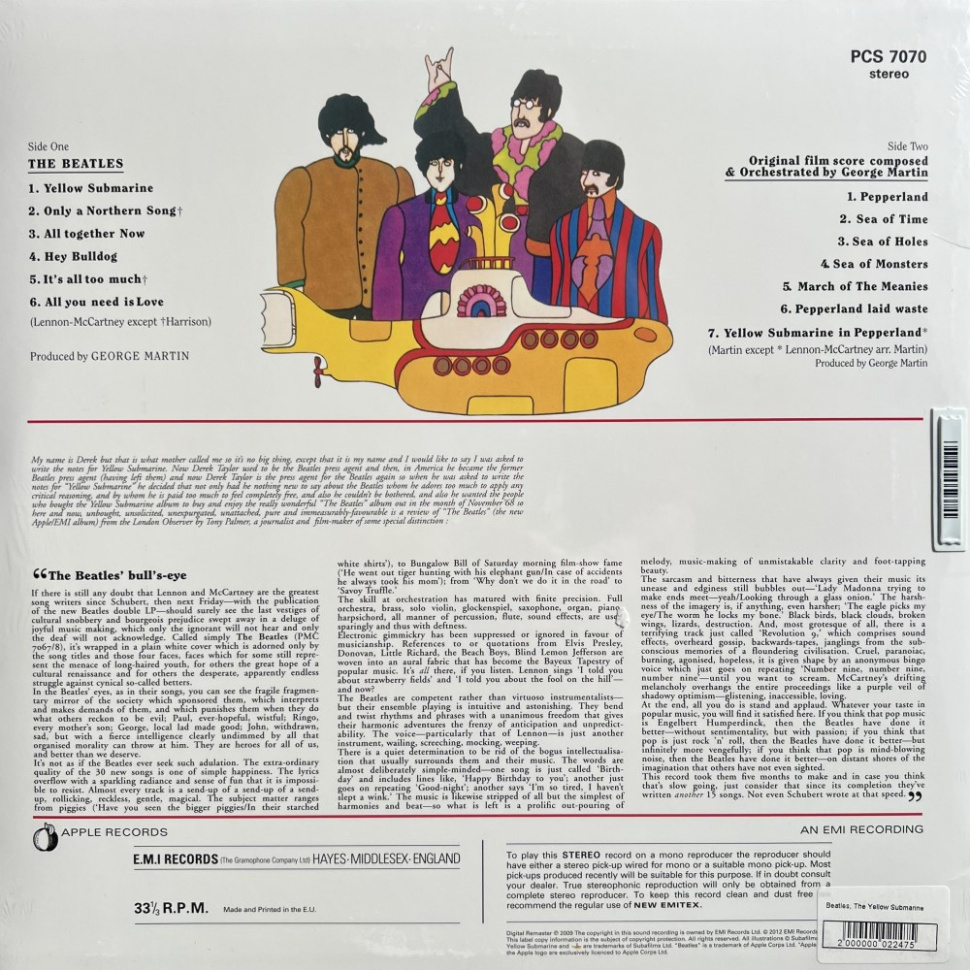 [22475] The Beatles - Yellow Submarine (LP)