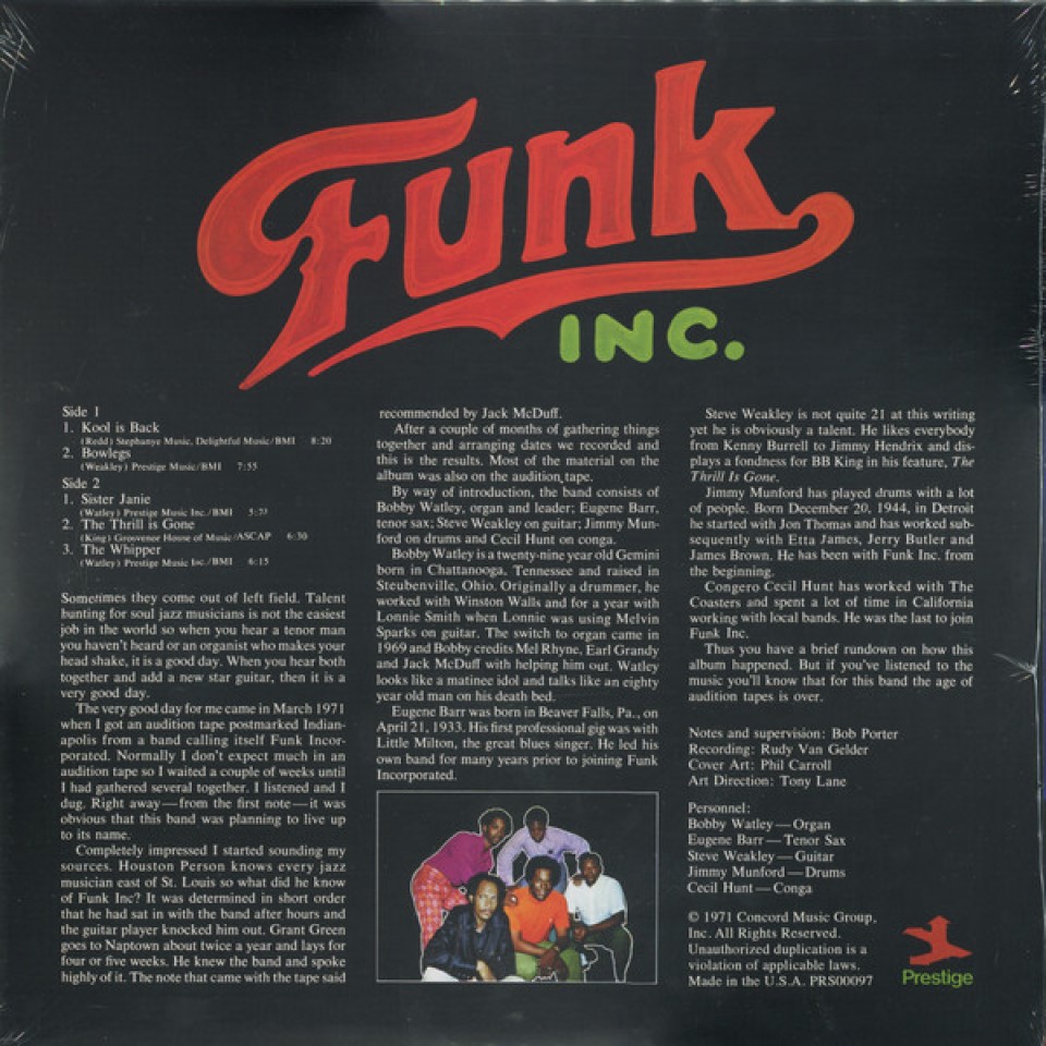 [38759] Funk Inc. - Funk Inc. (LP)
