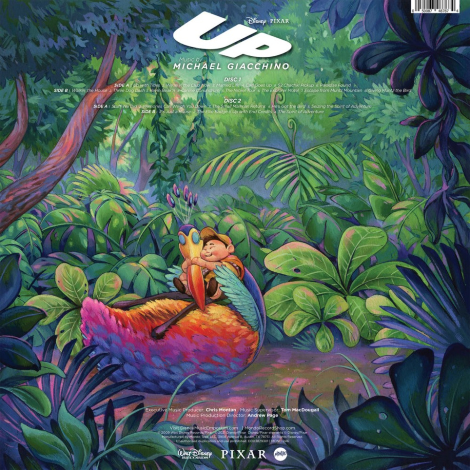 [58382] OST - UP (2LP | Teal w/ Rainbow Splatter)