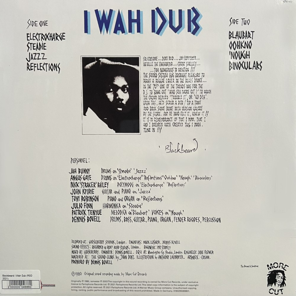 [46860] Blackbeard - I Wah Dub (LP)