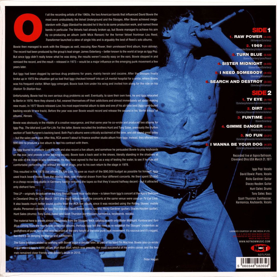 [46280] Iggy Pop & David Bowie - 1977 (LP | Red)