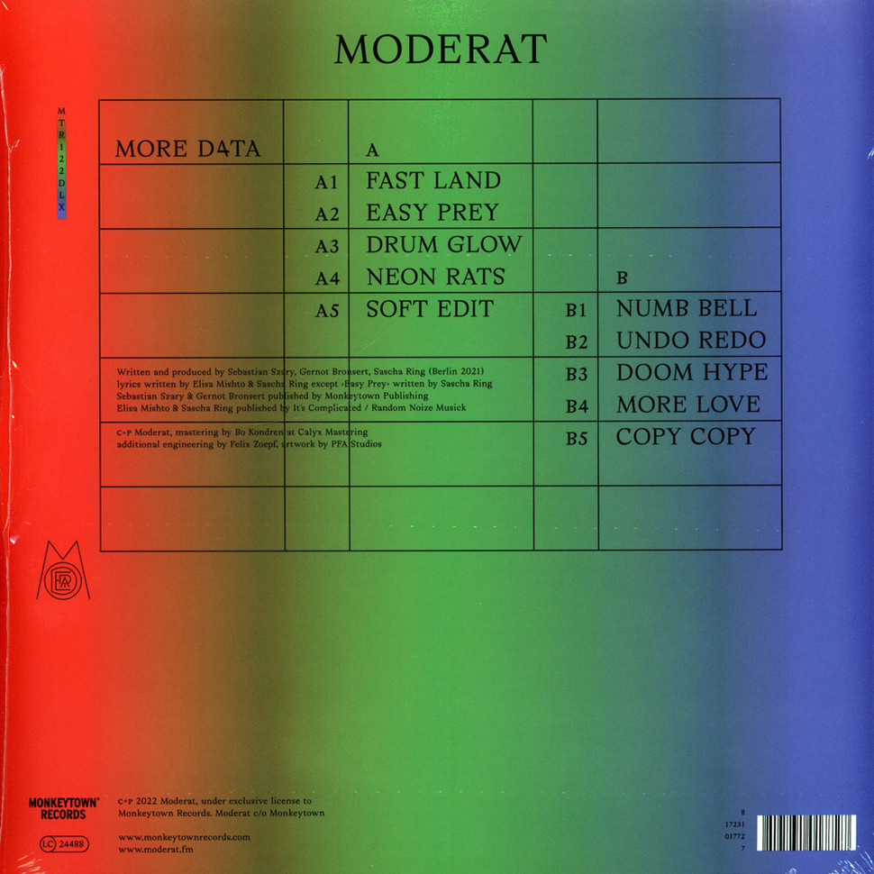 [67001] Moderat - More D4ta (Deluxe Edition) (LP)