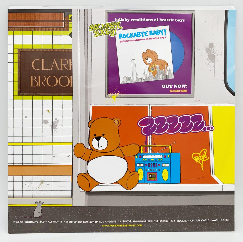 [25506] Rockabye Baby! - Lullaby Renditions Of Beastie Boys (LP | Translucent blue vinyl)