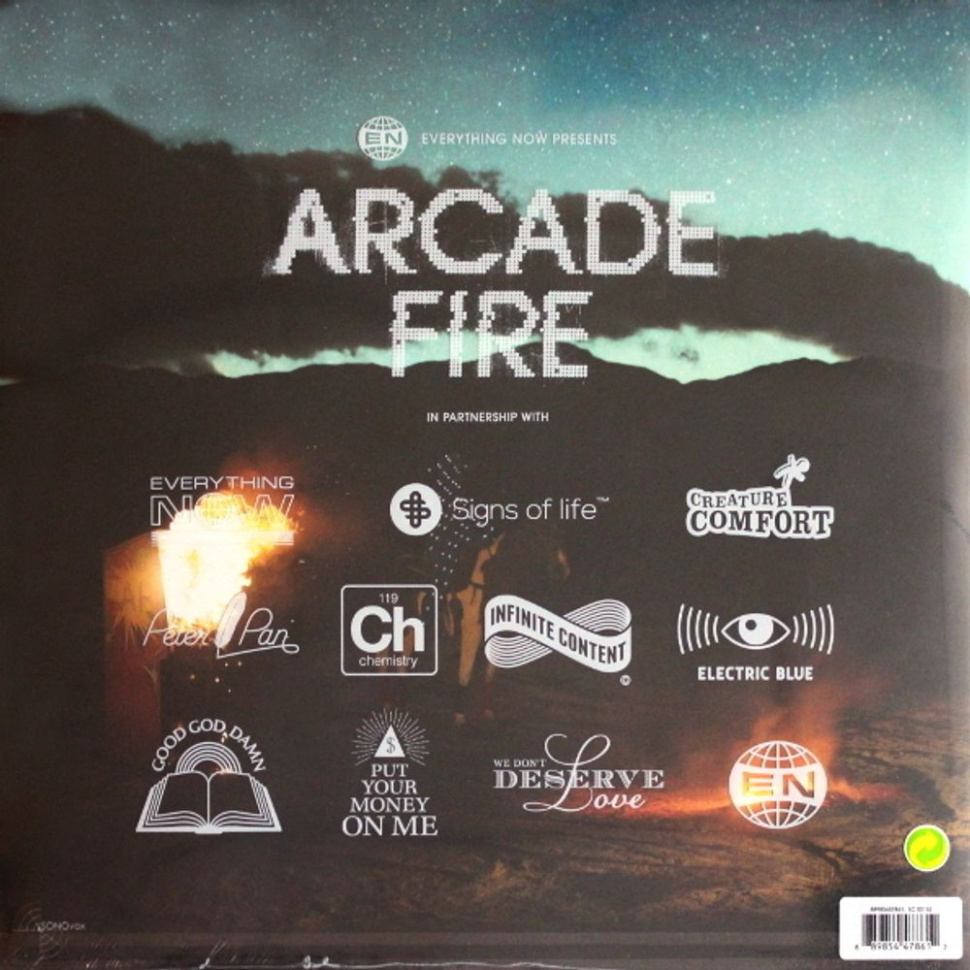 [30760] Arcade Fire - Everything Now (Night Version) (LP | Blue Translucent)