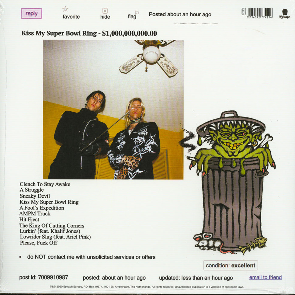[38186] The Garden - Kiss My Super Bowl Ring (LP)
