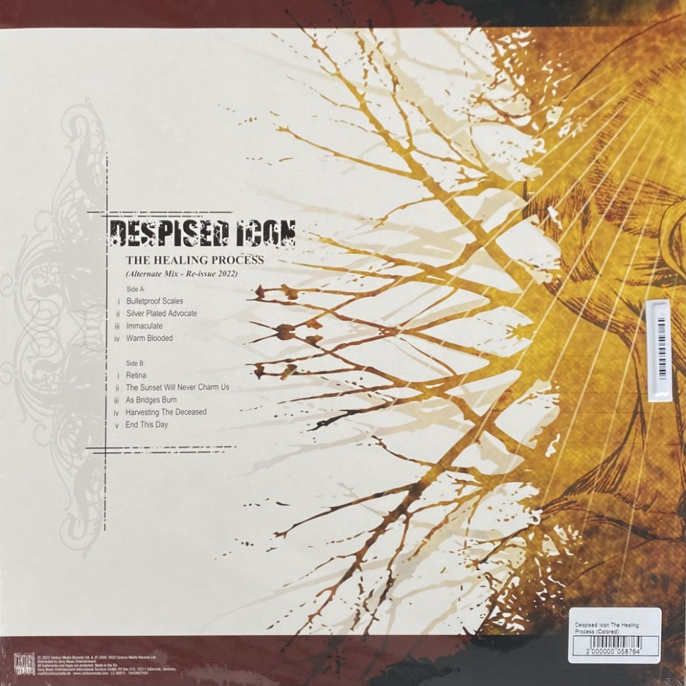 [58764] Despised Icon - The Healing Process (LP + CD | Transparent Dark Amber)
