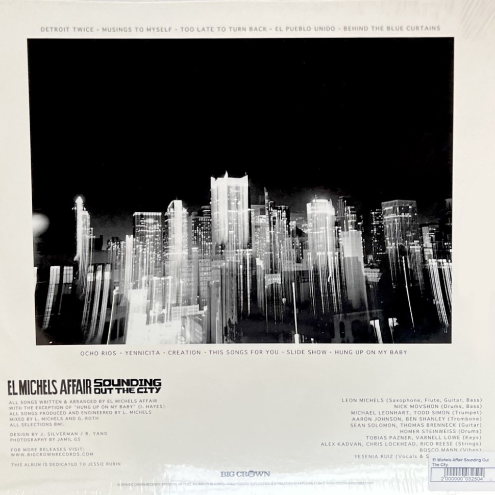 [32504] El Michels Affair - Sounding Out The City (LP)