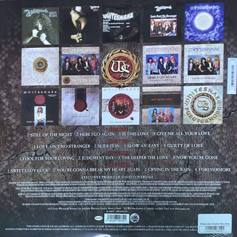 [68091] Whitesnake - Greatest Hits (2LP | Red)