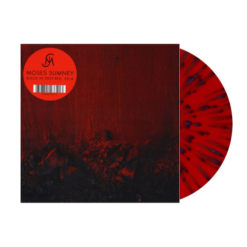 [38896] Moses Sumney - Black In Deep Red, 2014 (12"  Single Sided, Etched | Red w/Black Splatter)