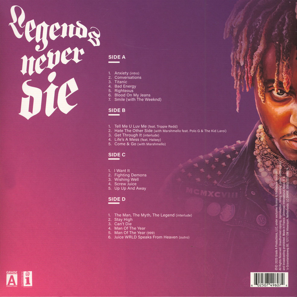 [36915] Juice Wrld - Legends Never Die (2LP)