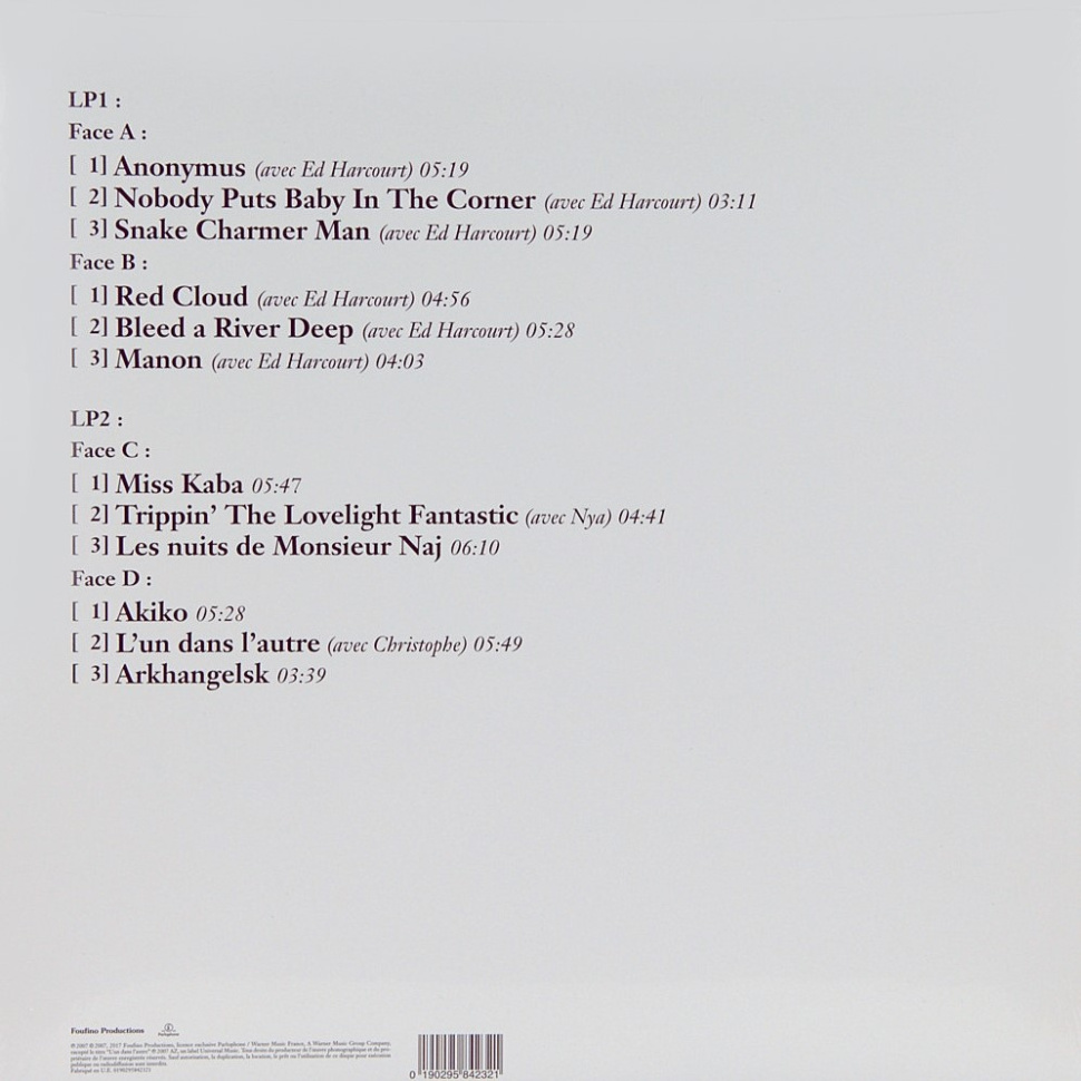 [31071] Erik Truffaz, Marcello Giuliani, Marc Erbetta, Patrick Muller - Arkhangelsk (2LP)