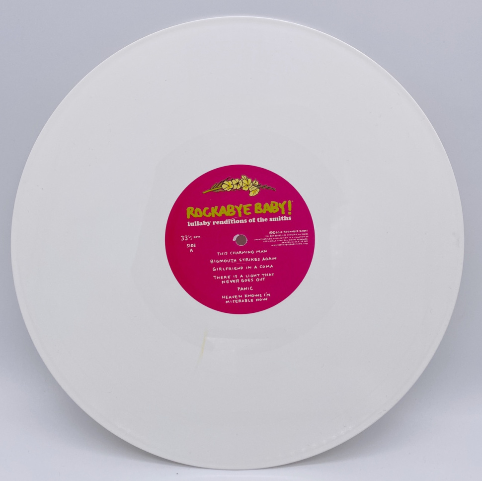 [25469] Rockabye Baby! - Lullaby Renditions Of The Smiths (LP | White Vinyl)