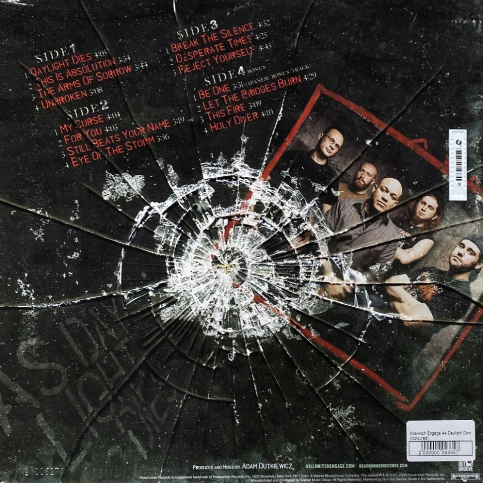 [43357] Killswitch Engage - As Daylight Dies (2LP | Red Translucent / Black Smoke)