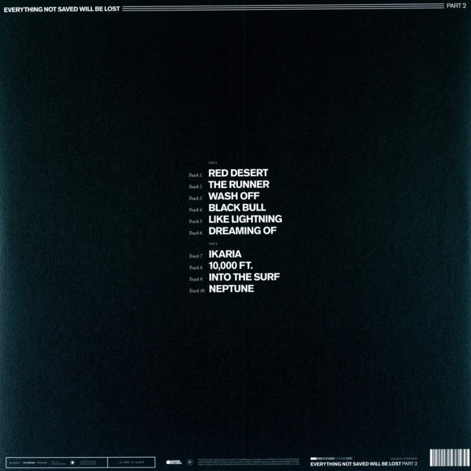 [32955] Foals - Everything Not Saved Will Be Lost: Part 2 (LP)