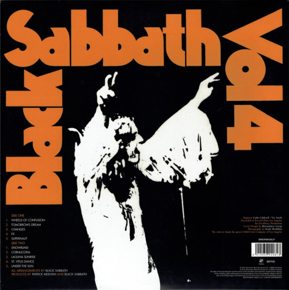 [503] Black Sabbath - Black Sabbath	Vol.4 (LP)