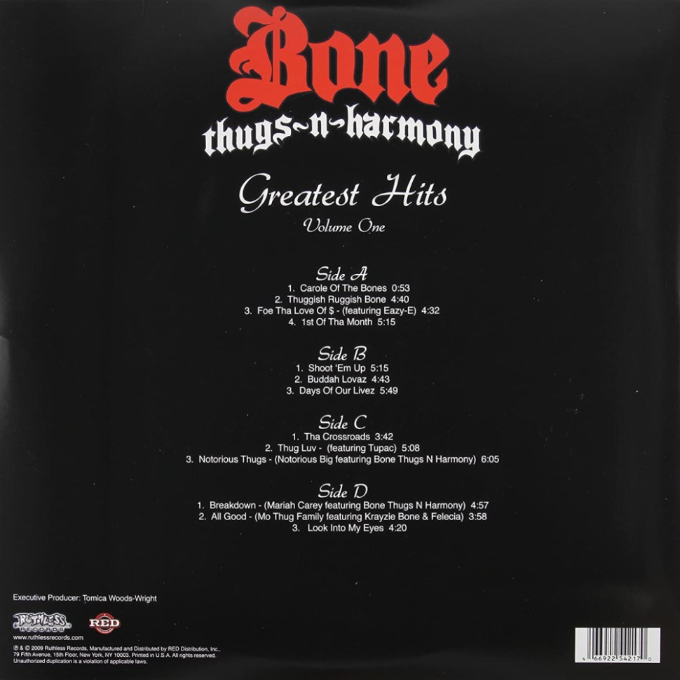 [17181] Bone Thugs-N-Harmony - Greatest Hits Vinyl Volume 1 (2LP)