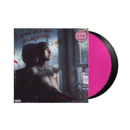 [20679] Lil Peep - Come Over When You're Sober, Pt. 1 & Pt. 2 (2LP | Pink and Black)
