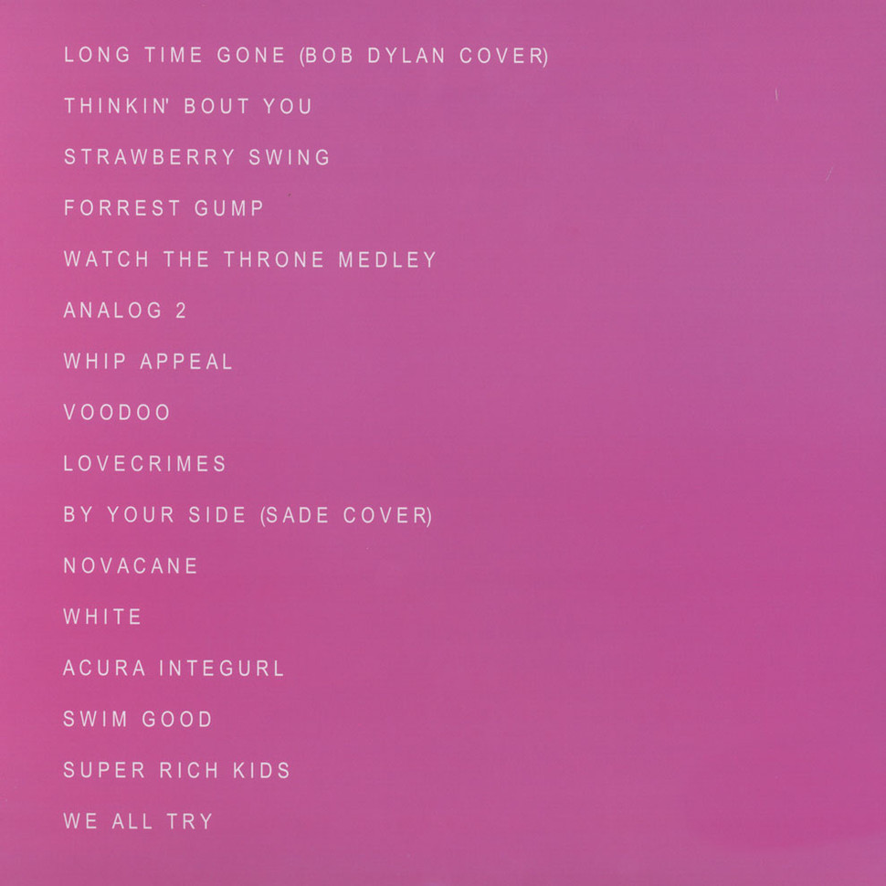 [54599] Frank Ocean - Channel Live (2LP | Clear)