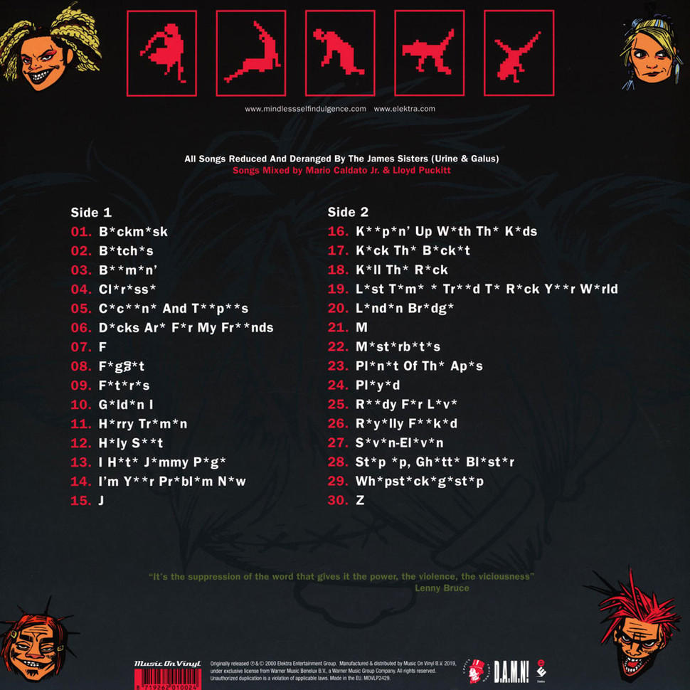 [71435] Mindless Self Indulgence - Frankenstein Girls Will Seem Strangely Sexy (LP)