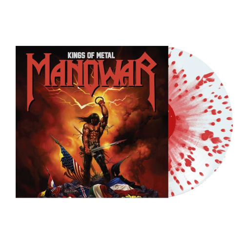 [68367] Manowar - Kings Of Metal (LP | Clear/Red Splatter)