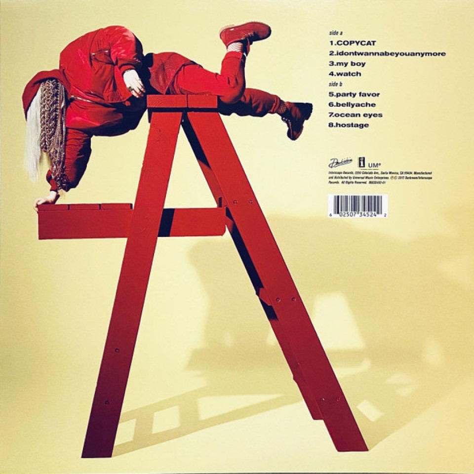 [1722] Billie Eilish - Don't Smile At Me (12" | Red)
