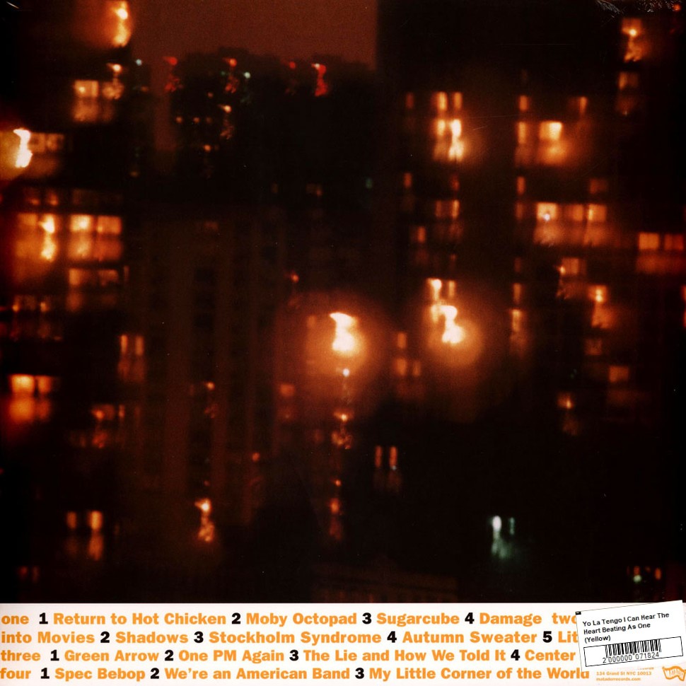 [71824] Yo La Tengo - I Can Hear The Heart Beating As One (2LP | Yellow)