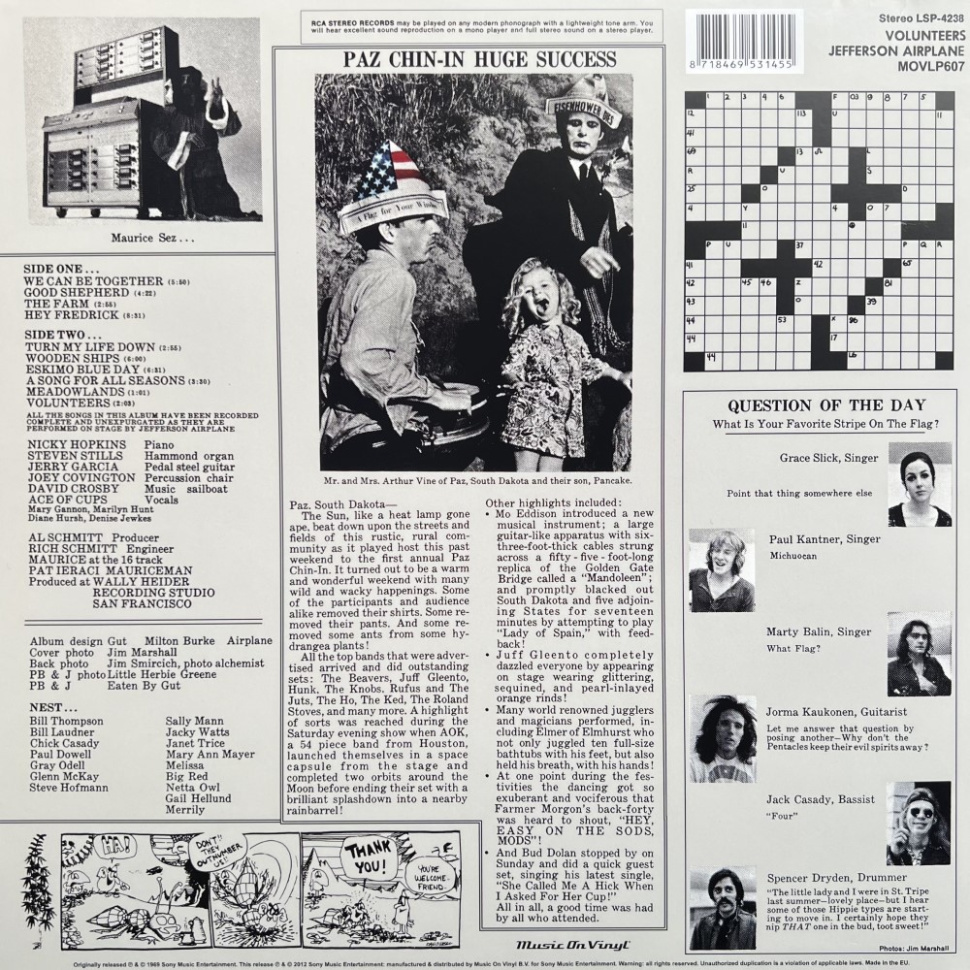 [69098] Jefferson Airplane - Volunteers (LP)