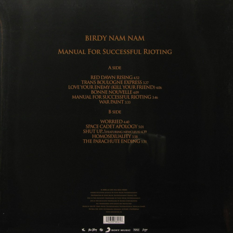[43852] Birdy Nam Nam - Manual For Successful Rioting (LP | White)
