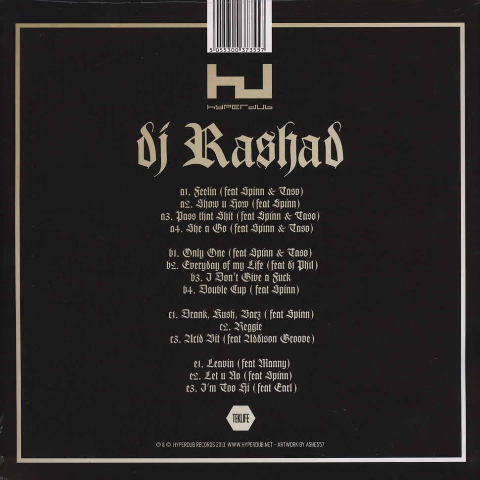 [1609] Dj Rashad - Double Cup (2LP)