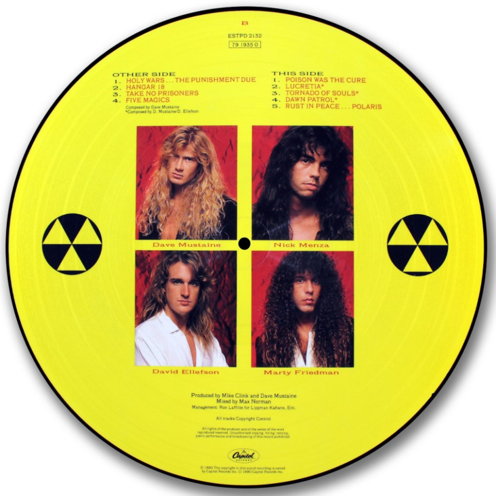 [28835] Megadeth - Rust In Peace (Picture Disc)