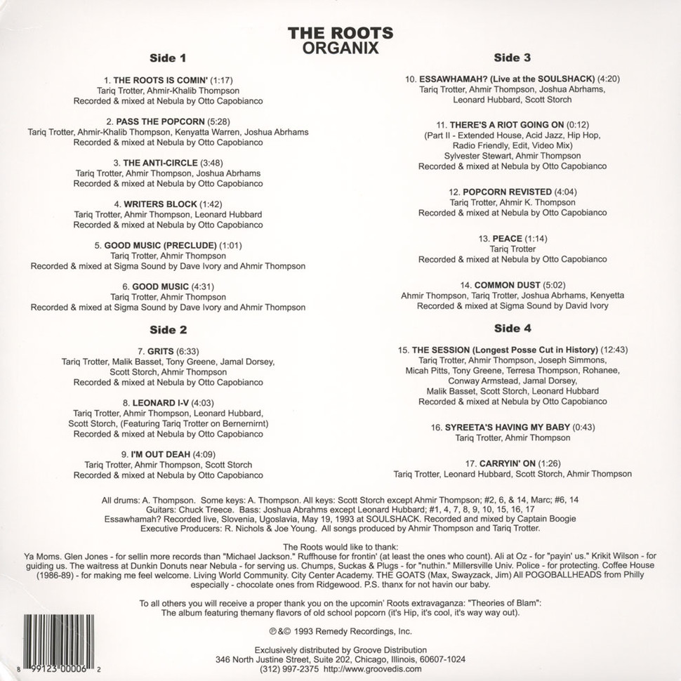 [70285] The Roots - Organix (2LP)