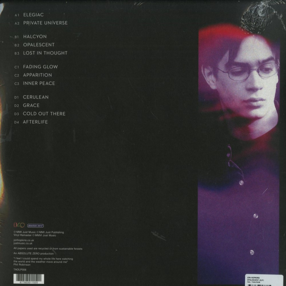 [50560] Jon Hopkins - Opalescent (2LP)