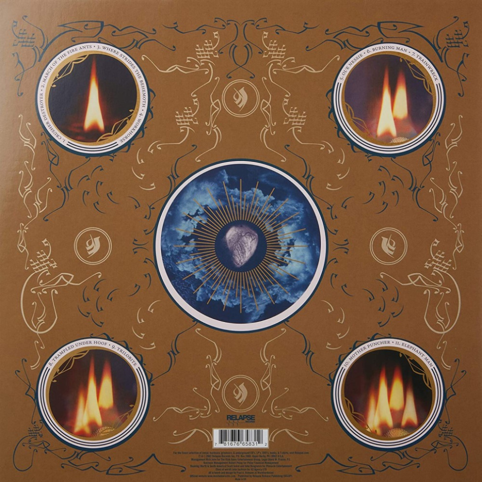 [53530] Mastodon - Remission (2 x 12" | Deep Purple with Grimace Purple Pinwheels w/ Splatter)
