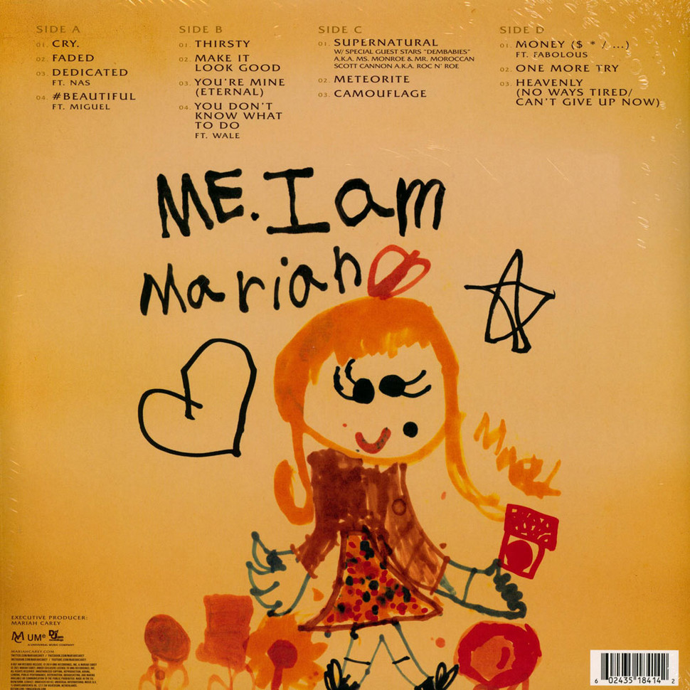 [37851] Mariah Carey - Me. I Am Mariah ...The Elusive Chanteuse (2LP)