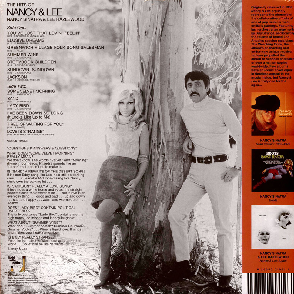 [69715] Nancy Sinatra & Lee Hazlewood - Nancy & Lee (LP)