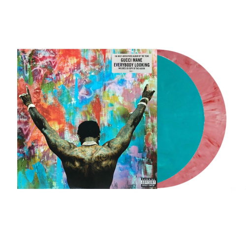 [9285] Gucci Mane - Everybody Looking (2LP + CD | Pink, Light Blue)
