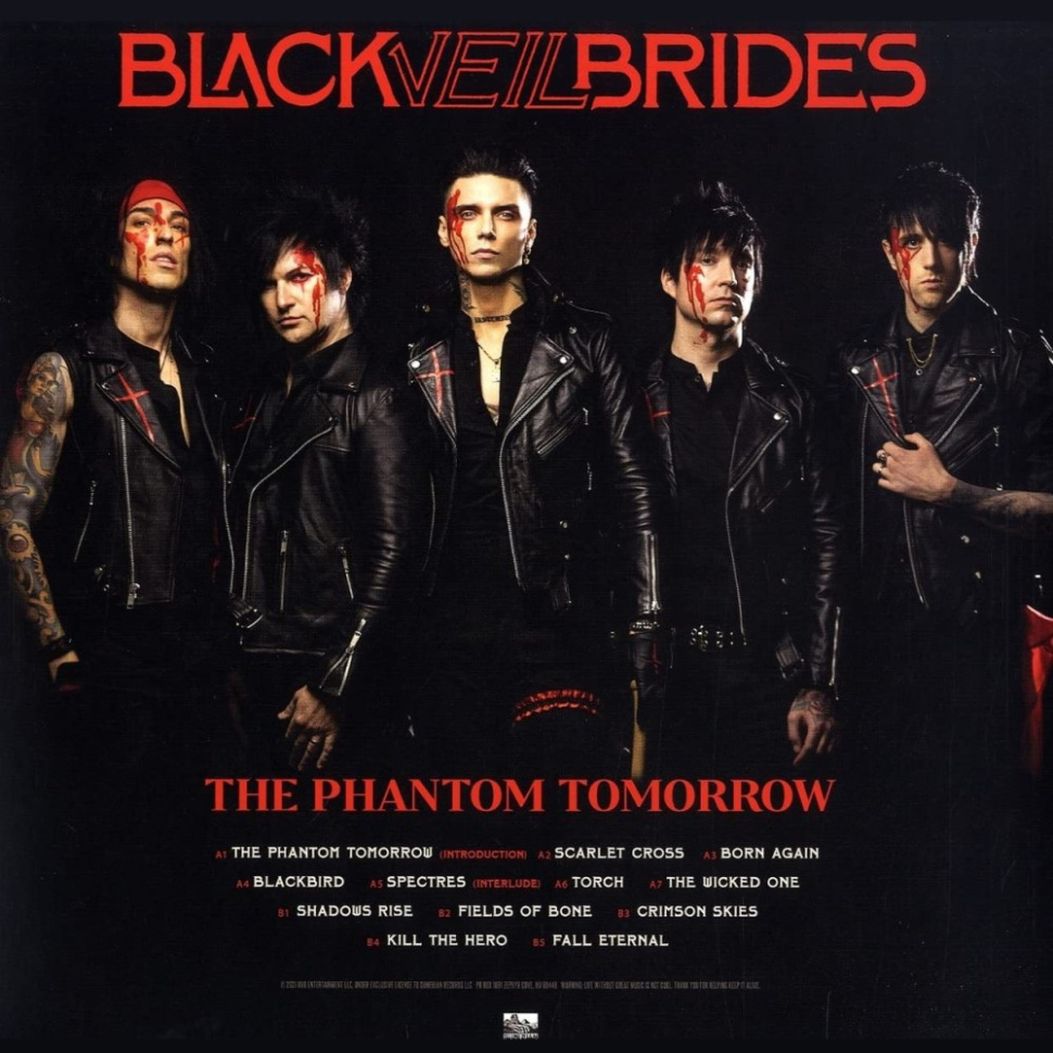 [70049] Black Veil Brides - The Phantom Tomorrow (LP | Red & Clear)