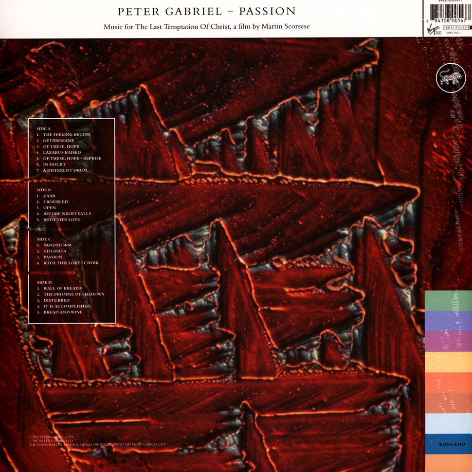 [69869] Peter Gabriel - Passion (2LP)
