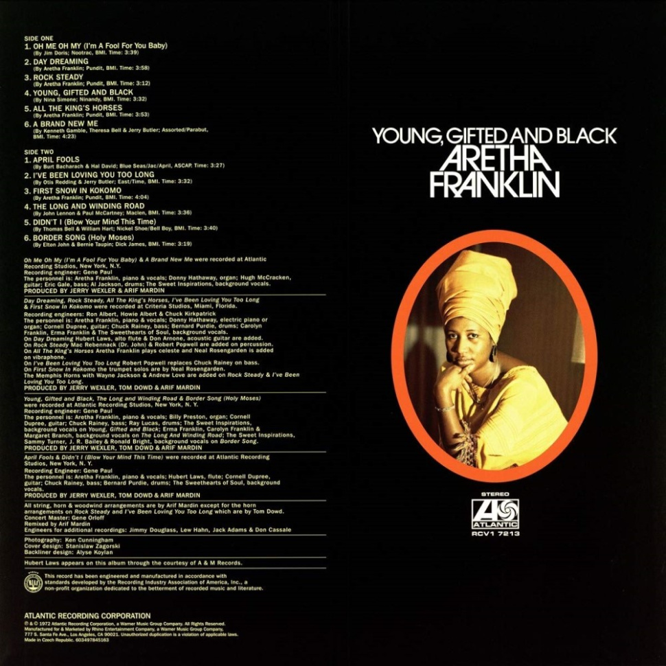 [39992] Aretha Franklin - Young, Gifted And Black (LP | Yellow)
