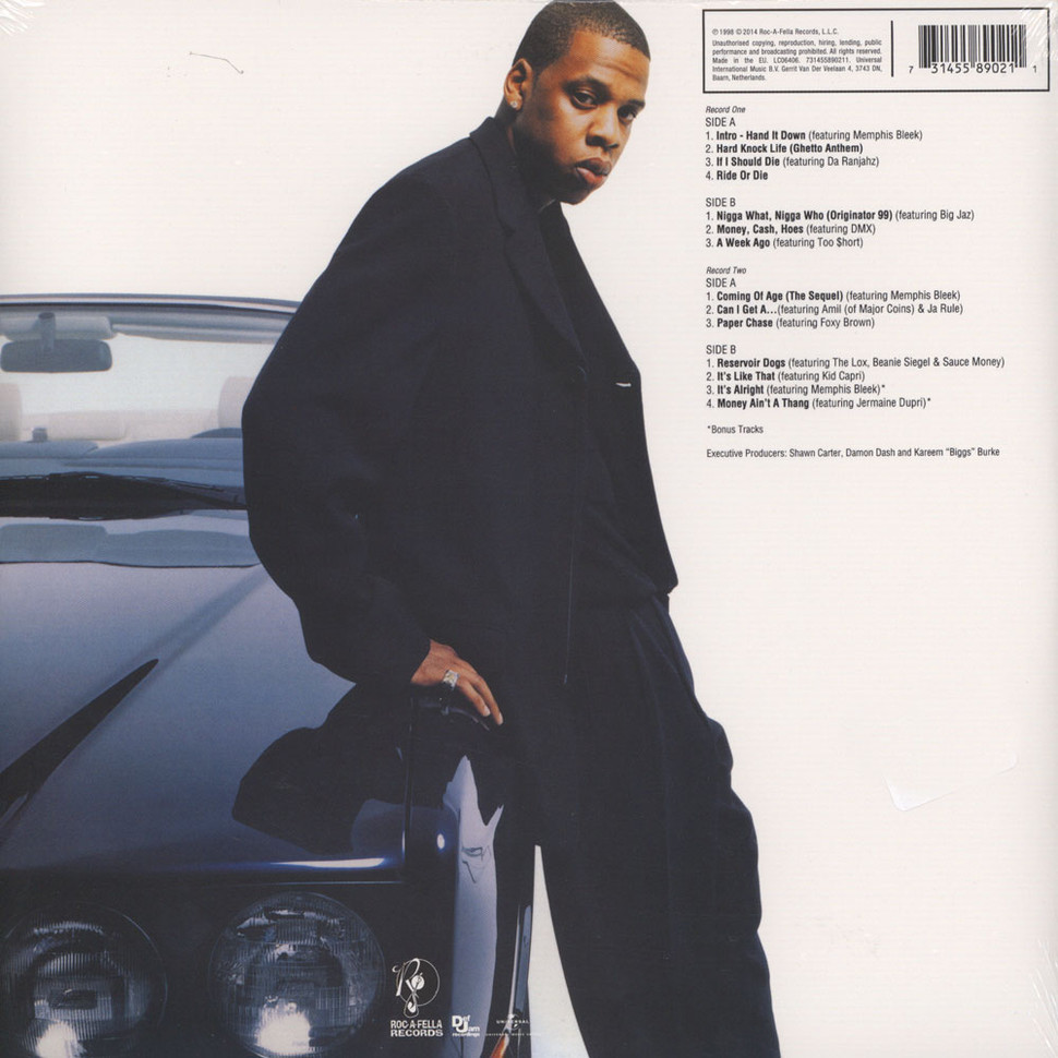[2507] Jay-Z - Hard Knock Life (2LP)