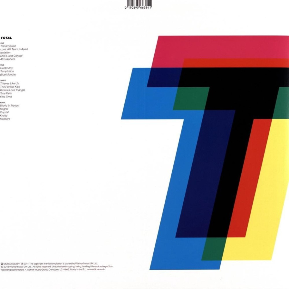 [30036] New Order / Joy Division - Total From Joy Division To New Order (2LP)