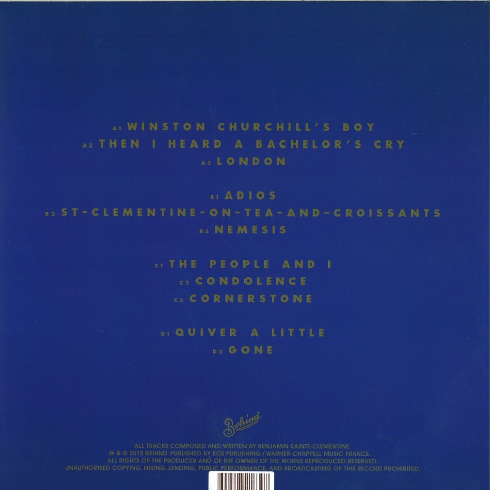 [40806] Benjamin Clementine - At Least For Now (2LP)