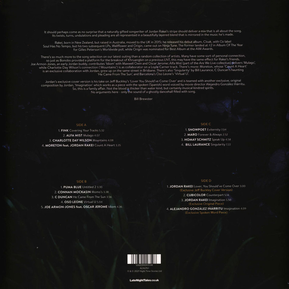 [46082] Jordan Rakei - LateNightTales (2LP)