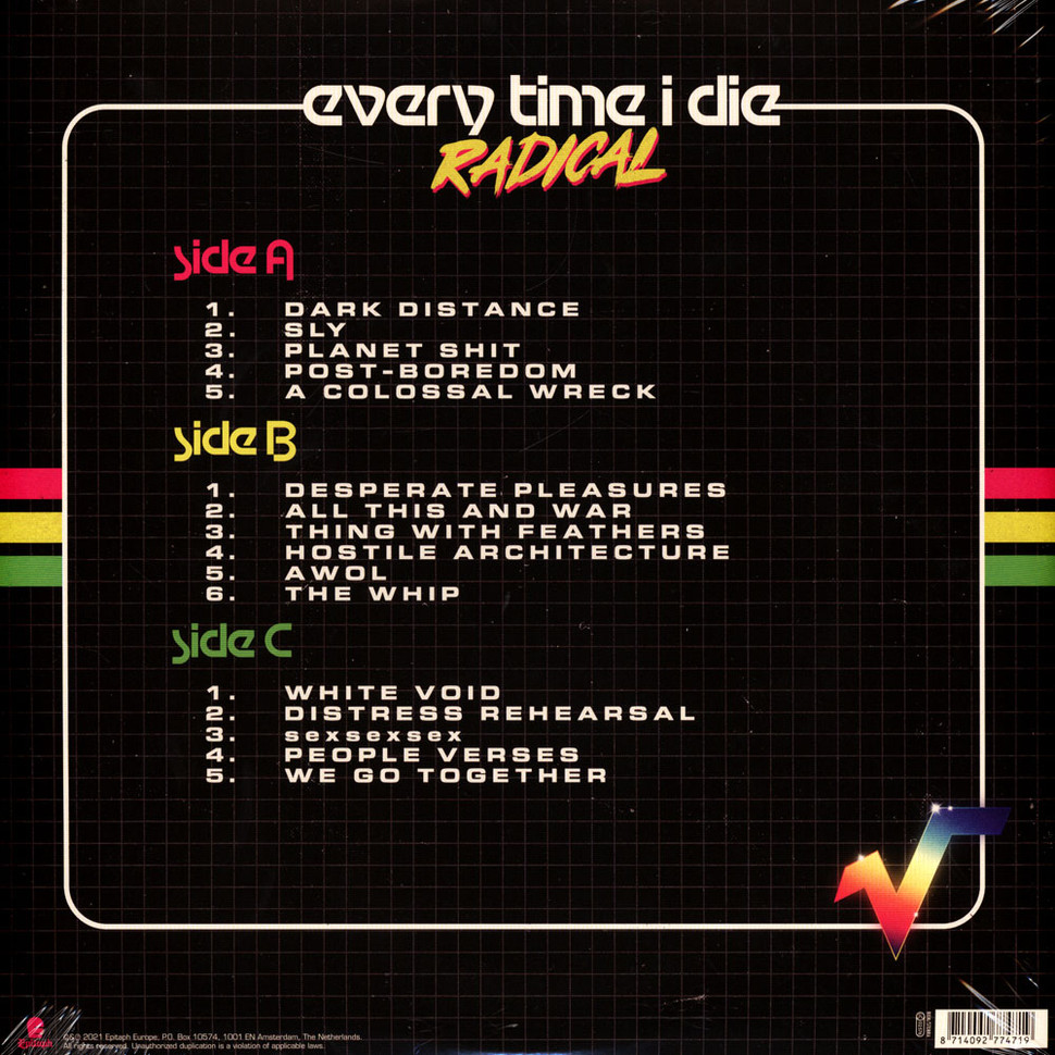 [58160] Every Time I Die - Radical (LP +  LP, Single Sided, Etched | Neon Violet)
