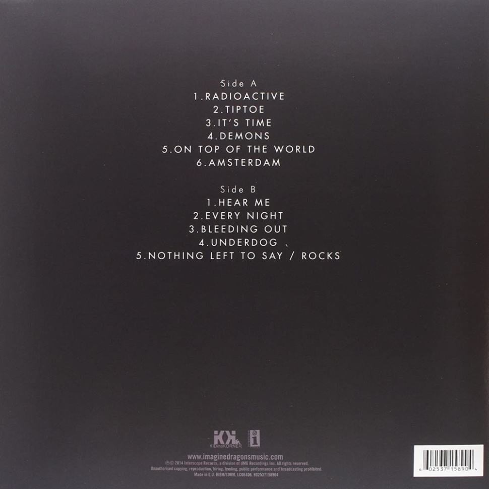 [26398] Imagine Dragons - Night Visions (LP)
